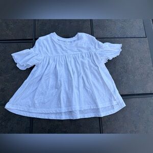 Girl’s Gymboree White Blouse - size 5/6